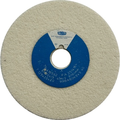 Tyrolit Brusný kotouč plochý 125 x 20 x 20 mm 99BA60K9V40 T416592