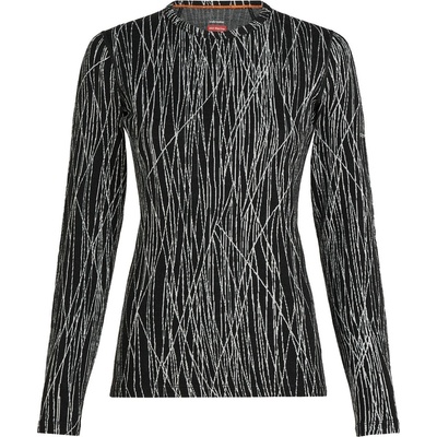 Icebreaker Women Merino 260 Tech Vertex LS Crewe Delta Lines AOP Размер: M /