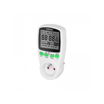 Digitální časovací zásuvka s LCD, 230V