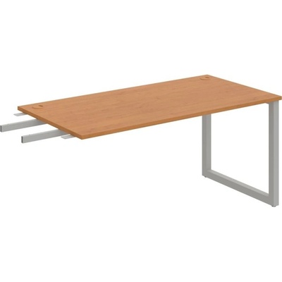 OFFICE PRO s.r.o. HOBIS prídavný stôl do uhla - US O 1600 RU, hĺbka 80 cm, jelša