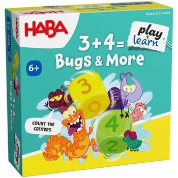 HABA Play&Learn Образователна мини игра 3 + 4 бръмбари от 6 години