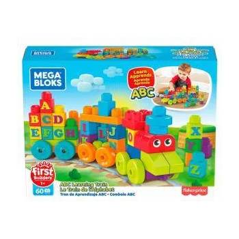 Mega Bloks Игрален комплект Мега Блокс, влакче с букви ABC, английска азбука, Mega Bloks, 175063