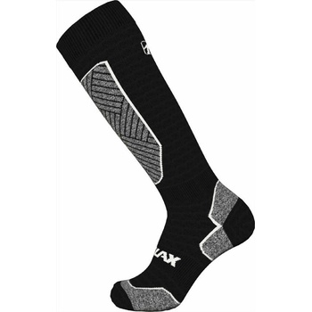 Relax ALPINE Lyžiarske ponožky merino RSO31B čierna sivá