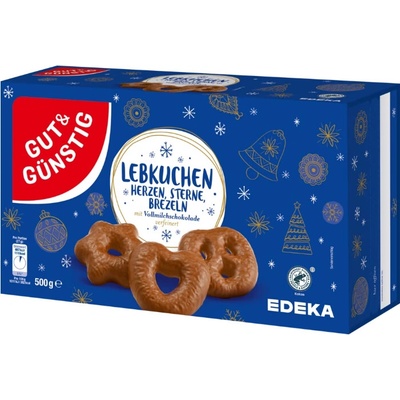 EDEKA Perníčky v mléčné čokoládě 0,5 kg – Zboží Dáma