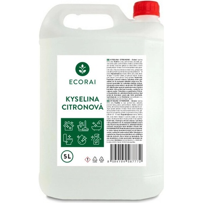 Ecorai Kyselina citronová roztok 5 l kanystr