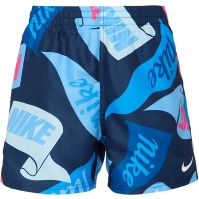 Nike Swim-Tossed Flags 4 inch chlapecké plavky modrá