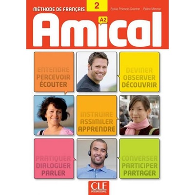 Amical 2: Livre de l´éleve + CD audio + Livret transcriptions et corrigés