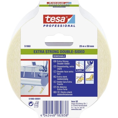 tesa 51960 EXTRA STRONG Gaffer tape 25 m x 50 mm průsvitná