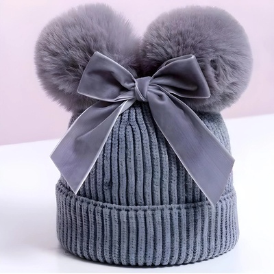 HARAHU Детска шапка bo-21305 - Сива kp21305 (bo-21305)