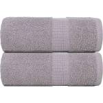 vidaXL Кърпи за пране FROGN 2 бр. сиви 30x30 см 360 г/м2 (136824)