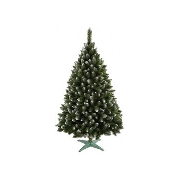 Nohelgarden Stromek JEDLE umělý vánoční s bílými konci stojan 160cm
