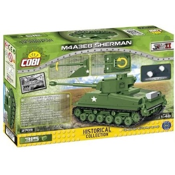 Cobi 2705 World War II Americký tank Sherman M4A3E8