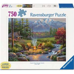 Ravensburger Пъзел Ravensburger от 750 XXL части - Всекидневна край реката (7016445)