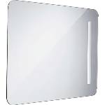 Nimco - Огледало за баня със LED подсветка от серия 2000, 60x80 см, правоъгълно, алуминиево ZP 2002 (ZP 2002)