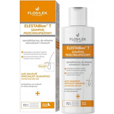 FlosLek Pharma ElestaBion T šampon proti lupům pro mastné vlasy a vlasovou pokožku 150 ml
