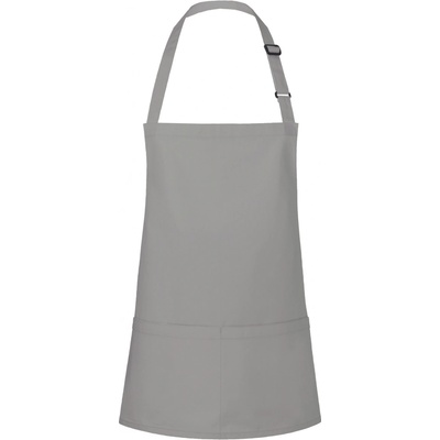 Karlowsky Krátká gastro zástěra KY123 Basalt-Grey 75x60cm