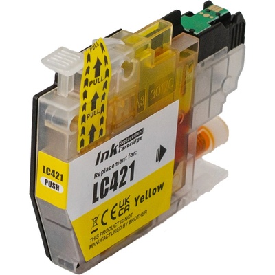 Compatible Компатибилен мастилен пълнеж LC421Y, 200 листове за принтери Brother (ORINK BULK) (LC421Y)