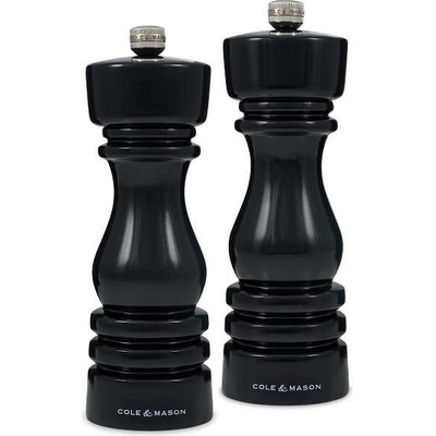 Cole & mason (Англия) Комплект мелнички за сол и пипер COLE & MASON LONDON - 18 см - цвят черен гланц (Cole & Mason H 233098)