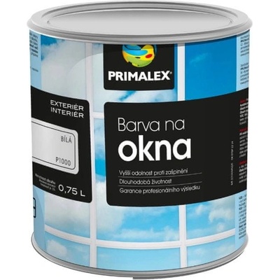 Primalex Barva na okna 0,75 l bílá lesk
