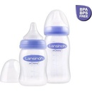 Kojenecké láhve Lansinoh skleněná kojenecká láhev s NaturalWave TM savičkou 240ml