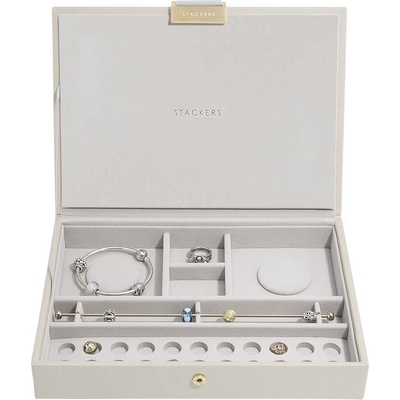 Stackers Кутия за талисмани Stackers класическа с капаче светлобежова (75610)