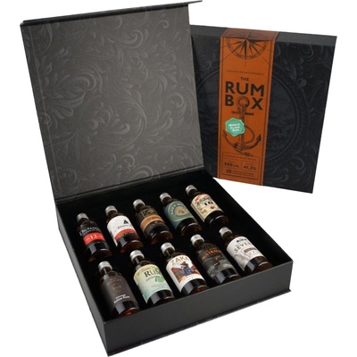 1423 Aps The Rum Box Turquoise Edition 41,2% 10 x 0,05 l (set)