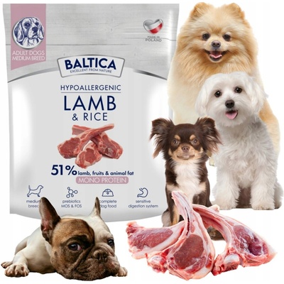 Baltica jahňacie s ryžou XS/S 1 kg