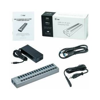 HI-TEC USB извод i-Tec U3CHARGEHUB16 Сив 90 W