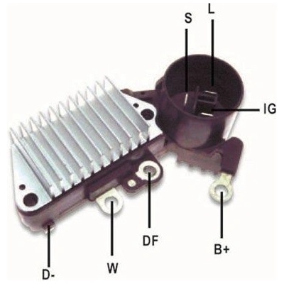 Regulátor generátoru MAGNETI MARELLI 940016083400 940016083400