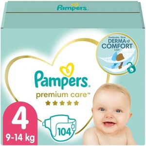 Pampers Premium Care Mega Box пелени 9-14 кг Maxi 4 (104 бр. ) (81737569)