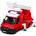 Kinsmart Метална количка Kinsmart Firefighter Edition - Mercedes-Benz Sprinter, със стълба, 1: 48 (52148)