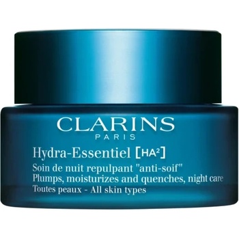 Clarins Hydra-Essentiel Night Cream All Skin Types нощна хидратираща и изпълваща кожата грижа за жени 50 мл