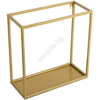 Image 1 of HowHomely Етажерка 35x35 см златист (DD0097)