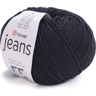 Yarn Art příze YarnArt Jeans 53 černá