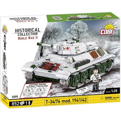 COBI 2595 World War II Ruský střední tank T-34/76 mod. 1941/42 1:28