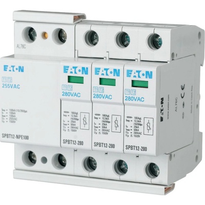Zvodič prepätia 3P+NPE AC typ T1+T2 SPBT12-280-3+NPE 12,5kA 158332 EATON