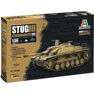 ITALERI Model Kit military 25756 Sd. Kfz. 142/1 Sturmgeschütz III 1:56