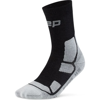 CEP Дамски туристически чорапи CEP Women's Hiking Mid Cushion Socks Mid Cut Walking socks - Black / Grey - размер III (207-1146-0112)