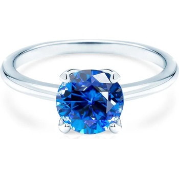 Image 1 of SAVICKI Годежен пръстен Savicki: бяло злато. син сапфир
