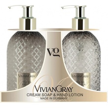 Vivian Gray Ylang Vanilla krémové tekuté mydlo 300 ml + hydratačný krém na ruky 300 ml darčeková sada