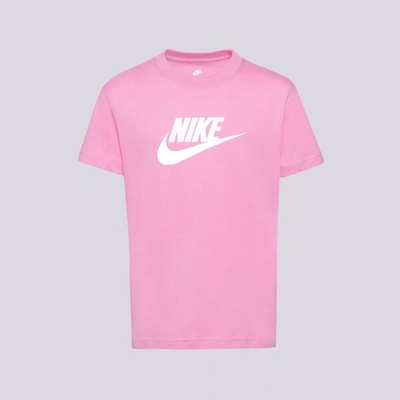 Nike Тениска G Nsw Tee Futura Ss Girl детски Дрехи Тениски FD0928-620 Розов 158-170 (FD0928-620)