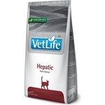 Farmina Vet Life Hepatic - пълноценна диетична храна за котки за поддържане функцията на черния дроб в случай на хронична чернодробна недостатъчност - 0, 4 кг, Италия - PVT004173S