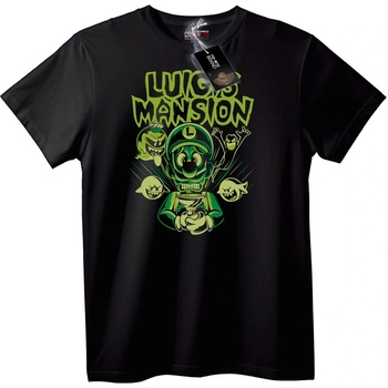 NOONEBRAND Тениска Lucas Mansion Призрак - 7XL, Black