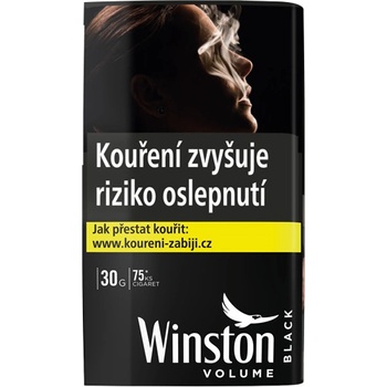 Winston Black cigaretový tabák 30 g