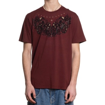 AFFLICTION мъжка тениска affliction - southern ritual - oxblood red - a29292-oxbl