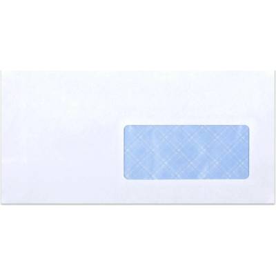 Bílá obálka s vnitřním potiskem – s okénkem 110x220mm (DL) 80gr/m²