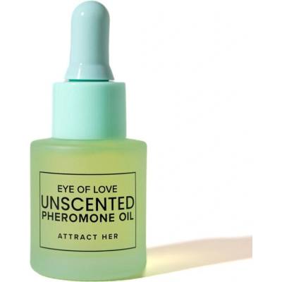 Eye of love pheromone-infused perfumed oil for men, fragrance-free 20 ml
