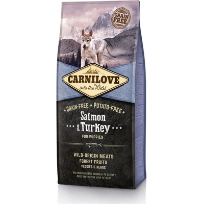 Carnilove Dog Salmon & Turkey for Puppies 4 kg