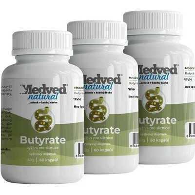 Medveď natural 3x Butyrate 60 kapsúl