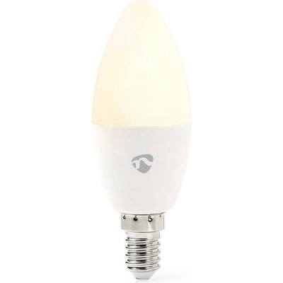 Nedis Wi-Fi chytrá LED žárovka/ E14/ svíčka/ 4,9W/ 230V/ 470lm/ teplá až studená bílá/ 2700 6500K/ RGB/ stmívatelná